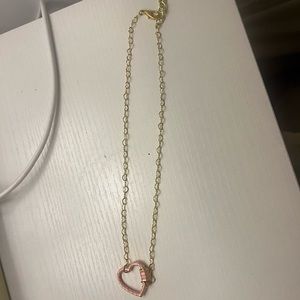 super cute boutique heart lock necklace!